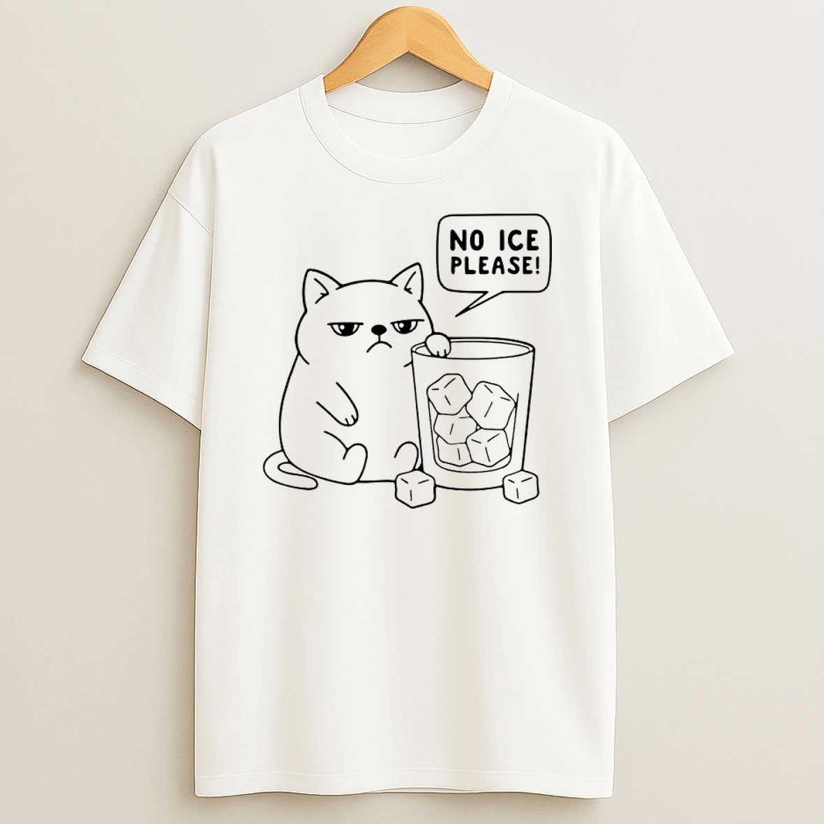 Cat No Ice Please Meme Shirts