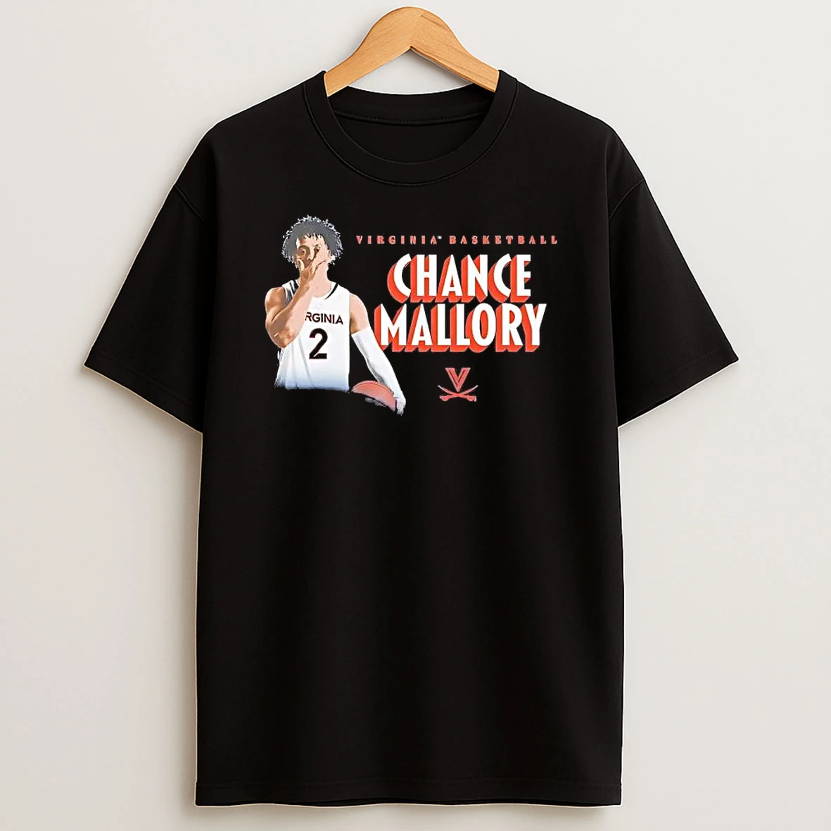Chance Mallory Illustrated Virginia Cavaliers Shirts