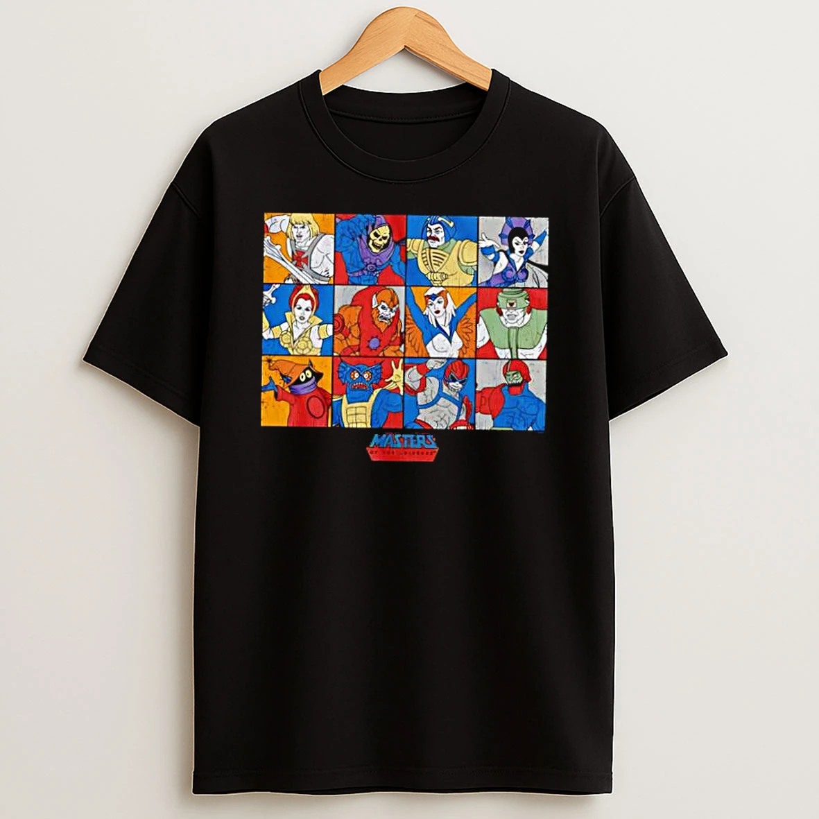 Character Panels Masters Of The Universe Retro Shirts