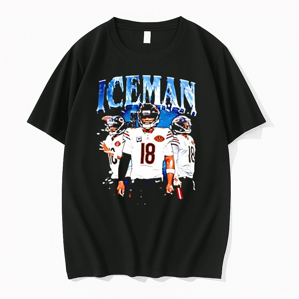 Chicago Bears Caleb Williams Ice Man Retro Shirts