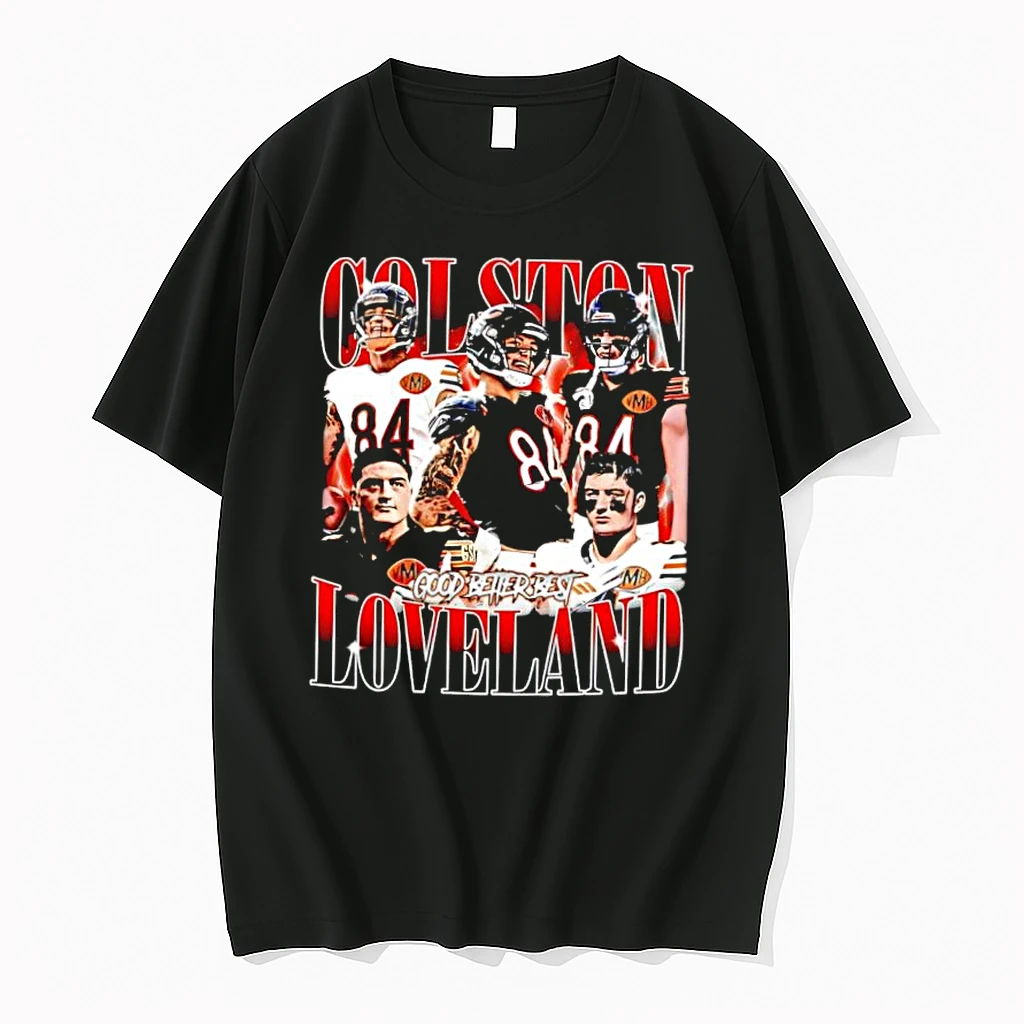 Chicago Bears Colston Loveland Bootleg Graphic Shirts