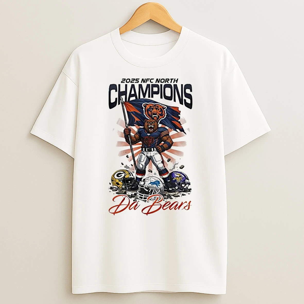 Chicago Bears Nfl Nfc South Champions Super Bowl Mascot Go Bears 2026 Shirts