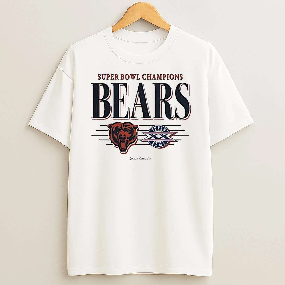 Chicago Bears Super Bowl Champions Xx Vintage Shirts