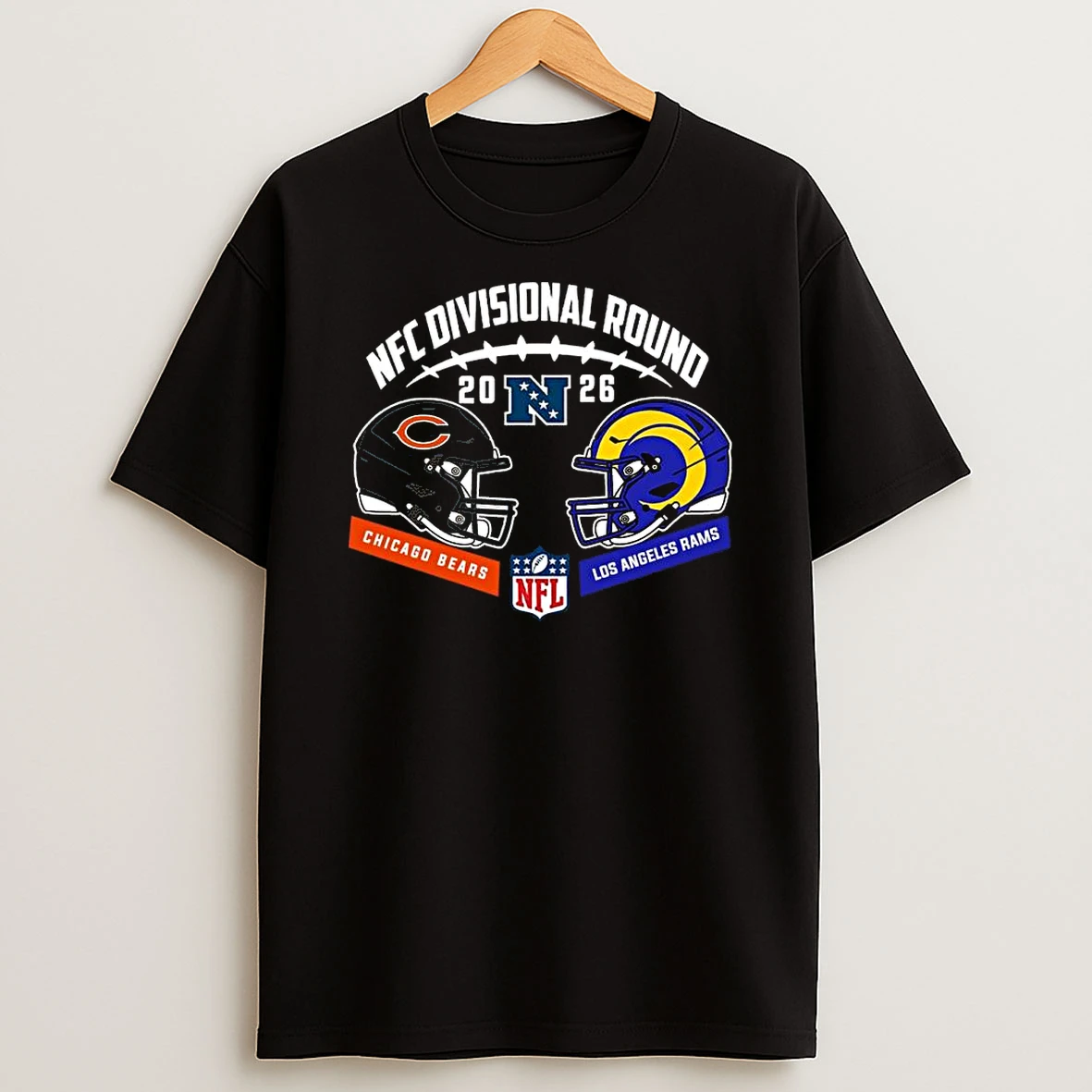 Chicago Bears Vs Los Angeles Rams 2026 Nfc Divisional Round Matchup Shirts
