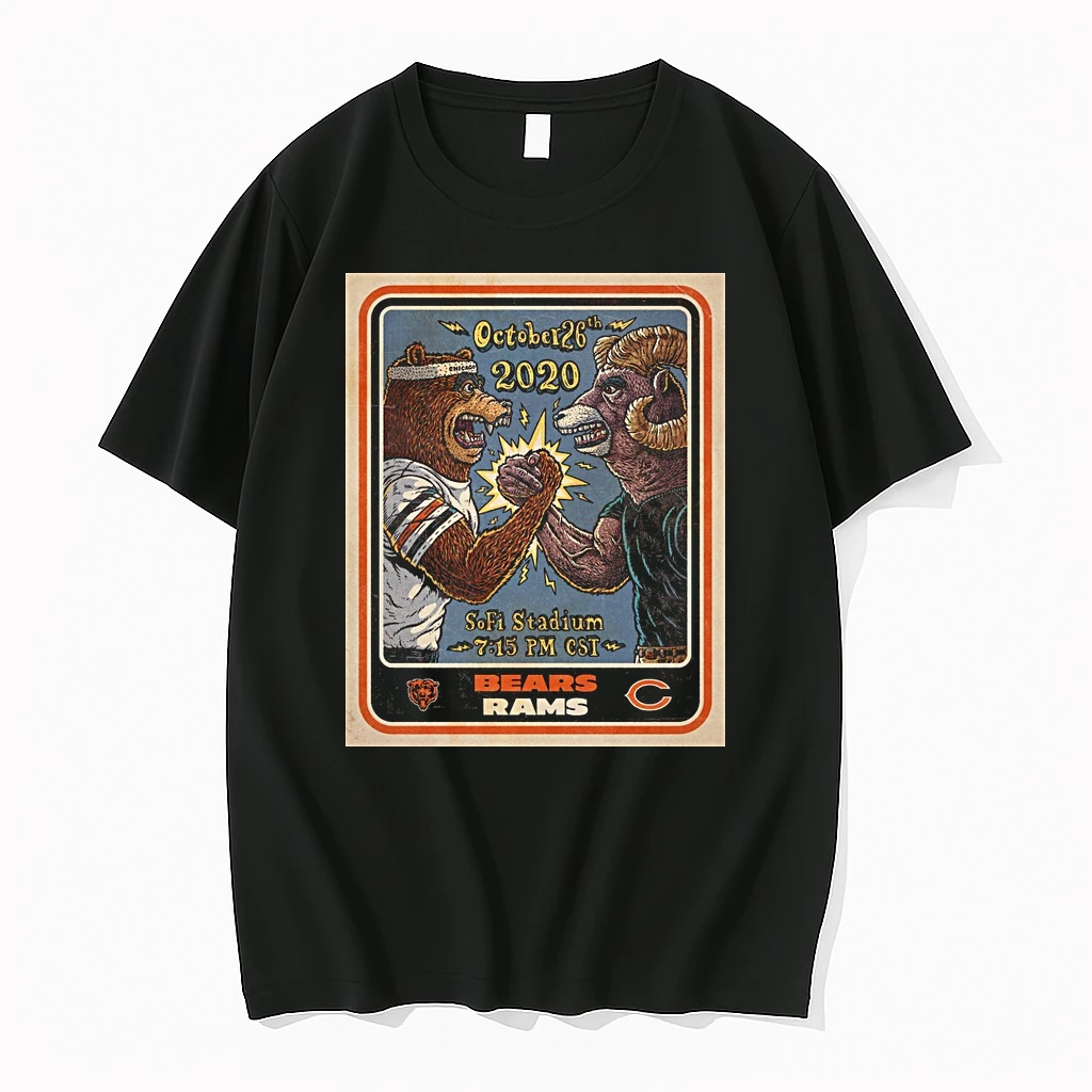 Chicago Bears Vs Los Angeles Rams January 18 2026 Soldier Field Mascot Shirts
