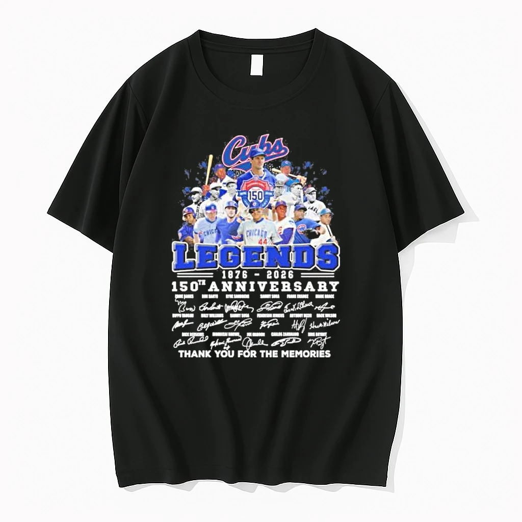 Chicago Cubs Legends Team 125th Anniversary 1901 2026 Shirts