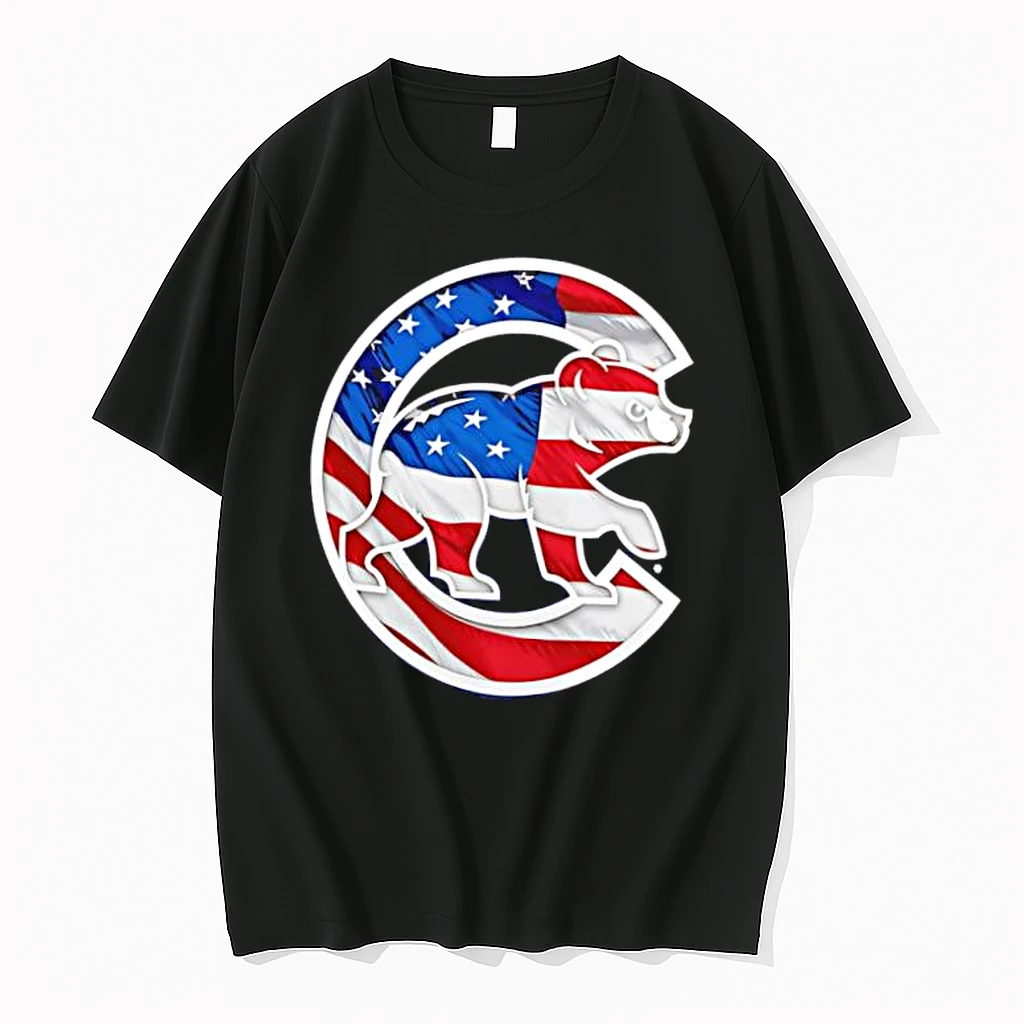 Chicago Cubs Team Banner Wave Logo Shirts