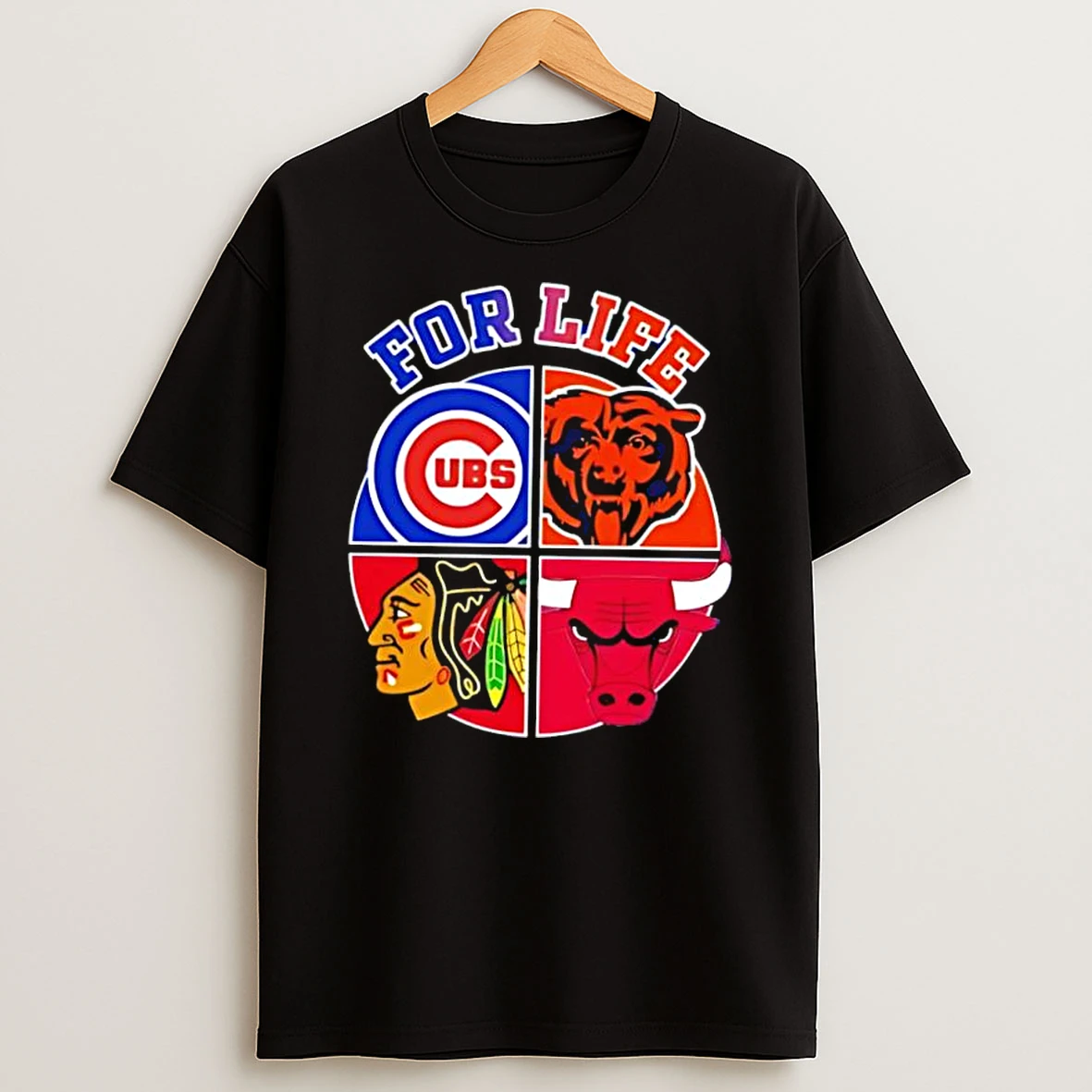 Chicago For Life Logo Sports 2026 Shirts