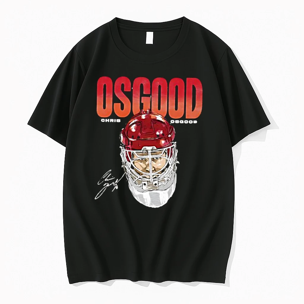 Chris Osgood Detroit Hockey Mask Signature Shirts