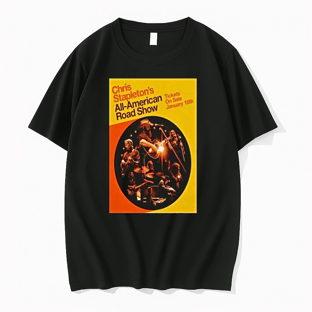 Chris Stapleton All American Road Jan 16 2026 Show Shirts