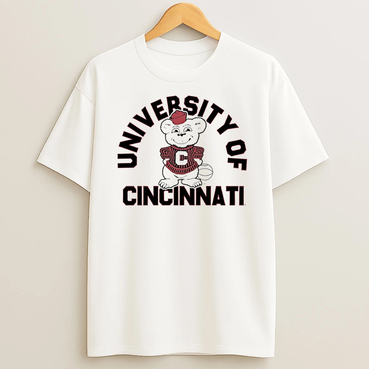 Cincinnati Bearcats Basketball Ringer Logo Shirts