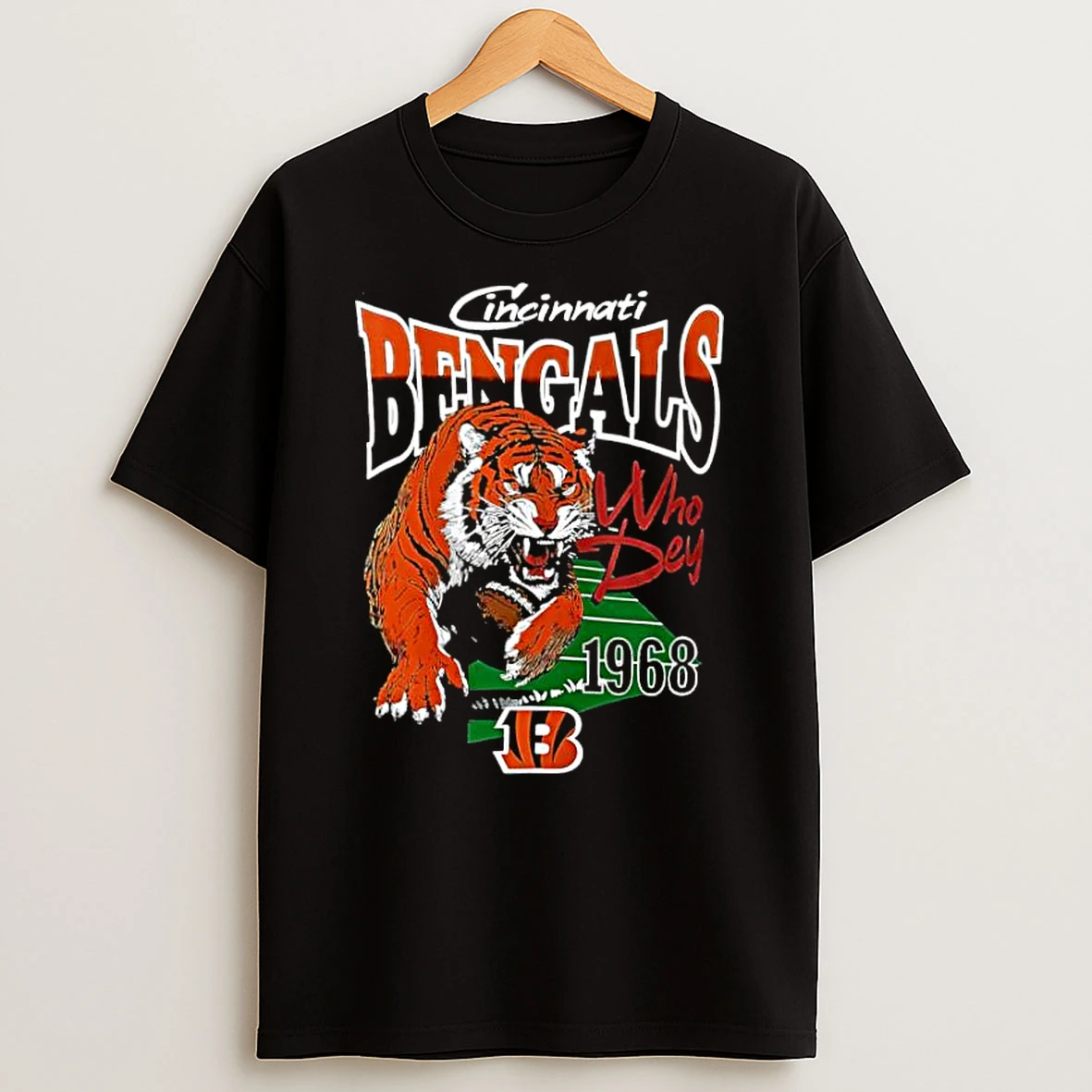 Cincinnati Bengals Tiger Who Dey 1968 Shirts
