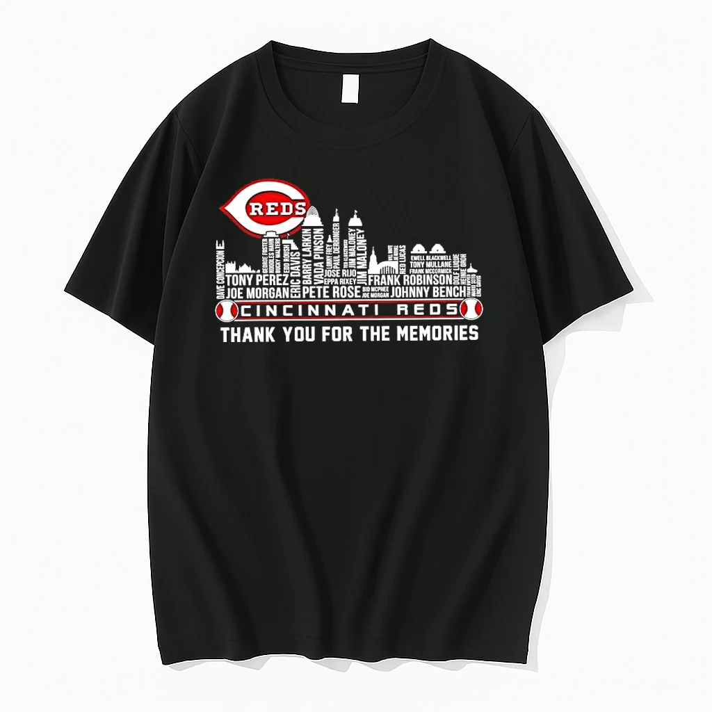 Cincinnati Reds Players Names Thank You For The Memories Shirts