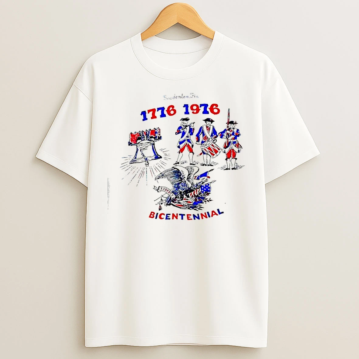 Classic 1976 American Bicentennial Ringer T Shirts