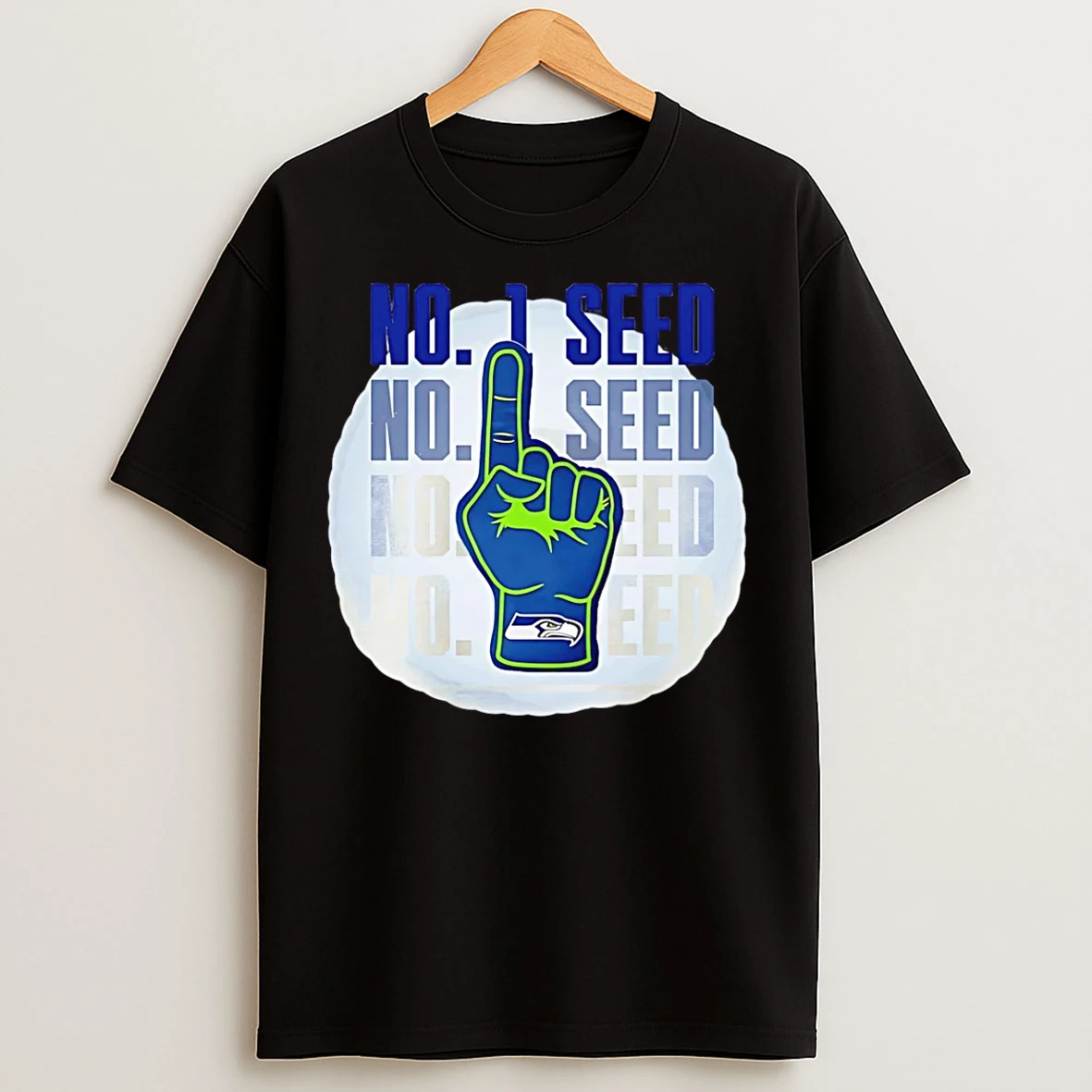 Classic 2025 Seahawks No1 Seed T Shirts