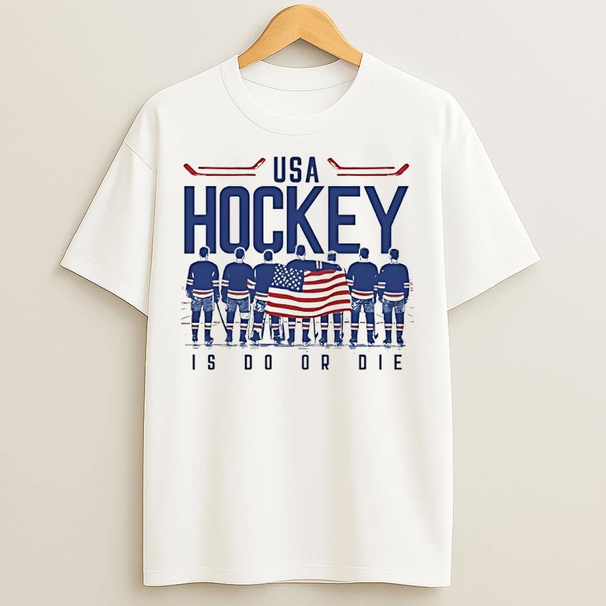 Classic 2026 America Hockey Is Do Or Die Players Flag T Shirts