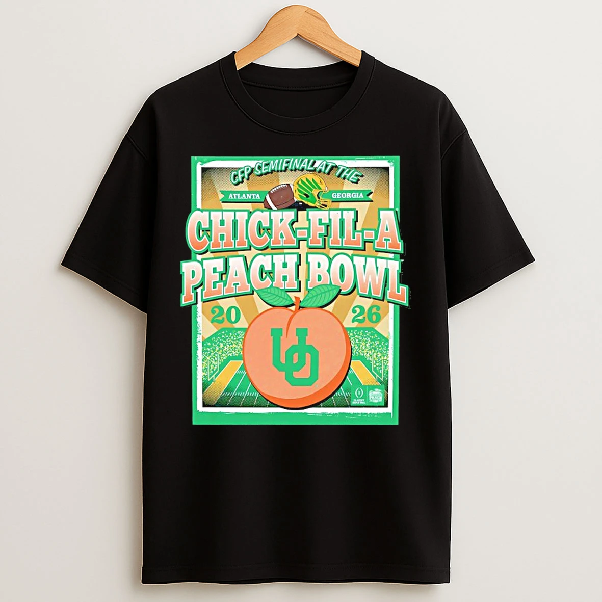 Classic 2026 Chick Fil A Peach Bowl Cfp Semifinal At The Oregon Ducks Vintage T Shirts