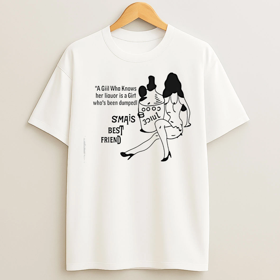 Classic A Giil Wha Knows Her Liquor Is A Girt Whos Been Dumped T Shirts