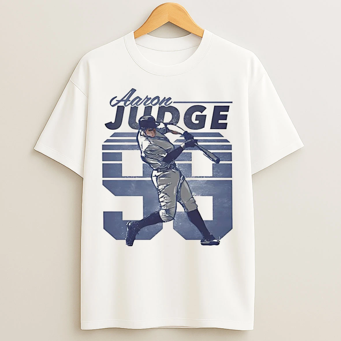 Classic Aaron Judge 99 New York Yankees Player Swing Cartoon Retro T Shirts