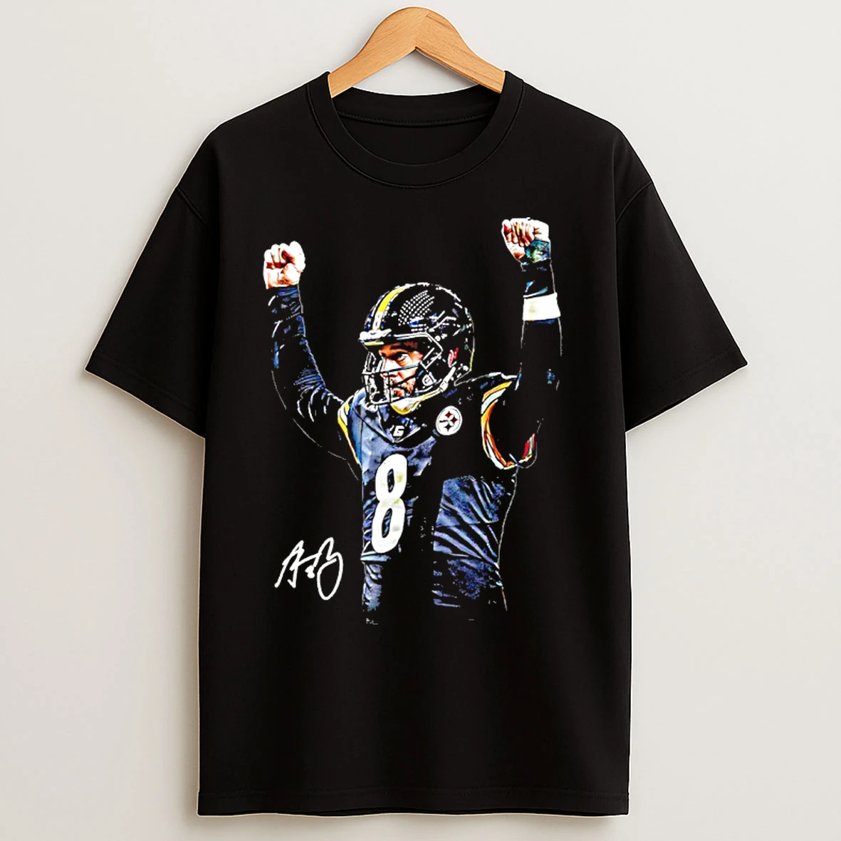Classic Aaron Rodgers Pittsburgh Steelers Football Playoff Mode Signature T Shirts