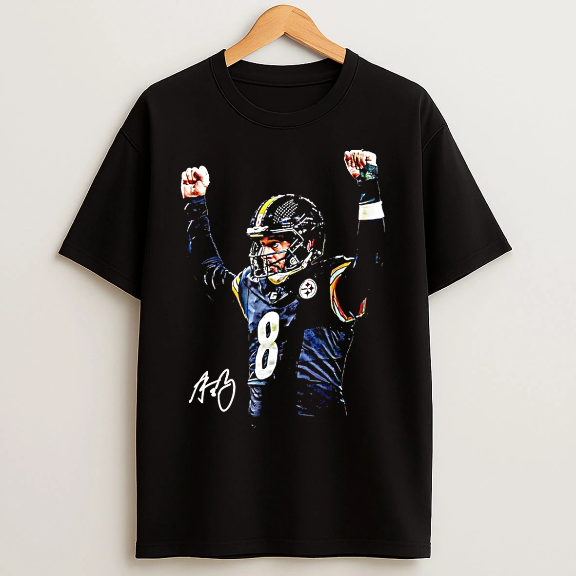 Classic Aaron Rodgers Pittsburgh Steelers Playoff Mode Signature T Shirts
