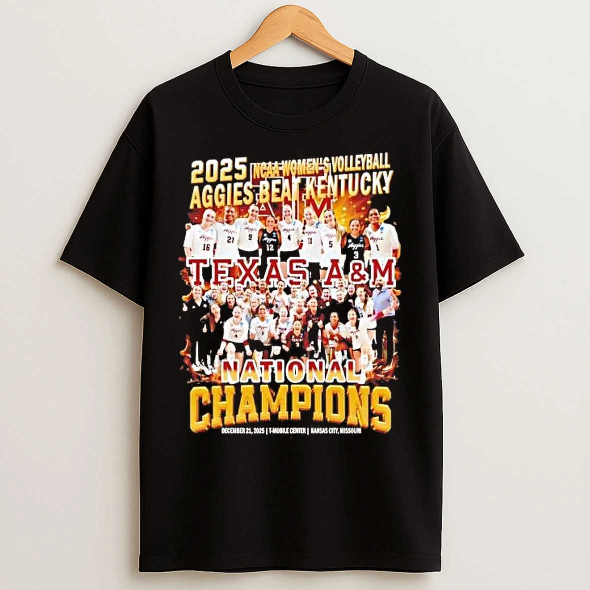 Classic Aggies Beat Kentucky 2025 Ncaa Womens Volleyball National Champions T Shirts
