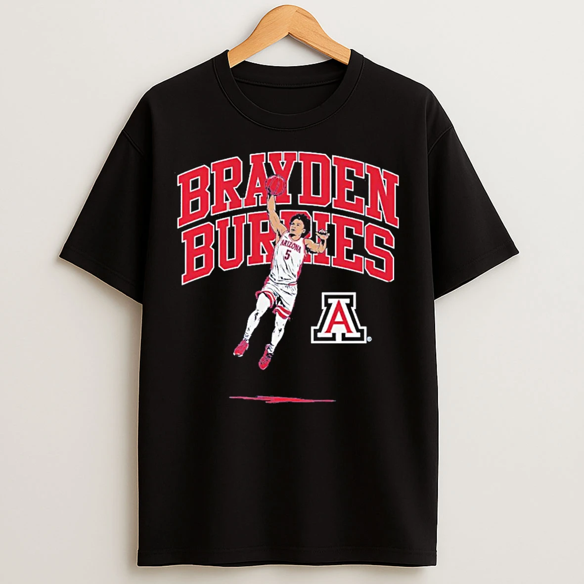 Classic Air Brayden Burries Arizona Basketball T Shirts
