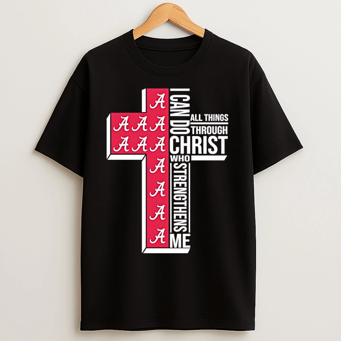 Classic Alabama Crimson Tide Womens Basketball I Can All Things Do Through Christ Who Strengthens Me T Shirts