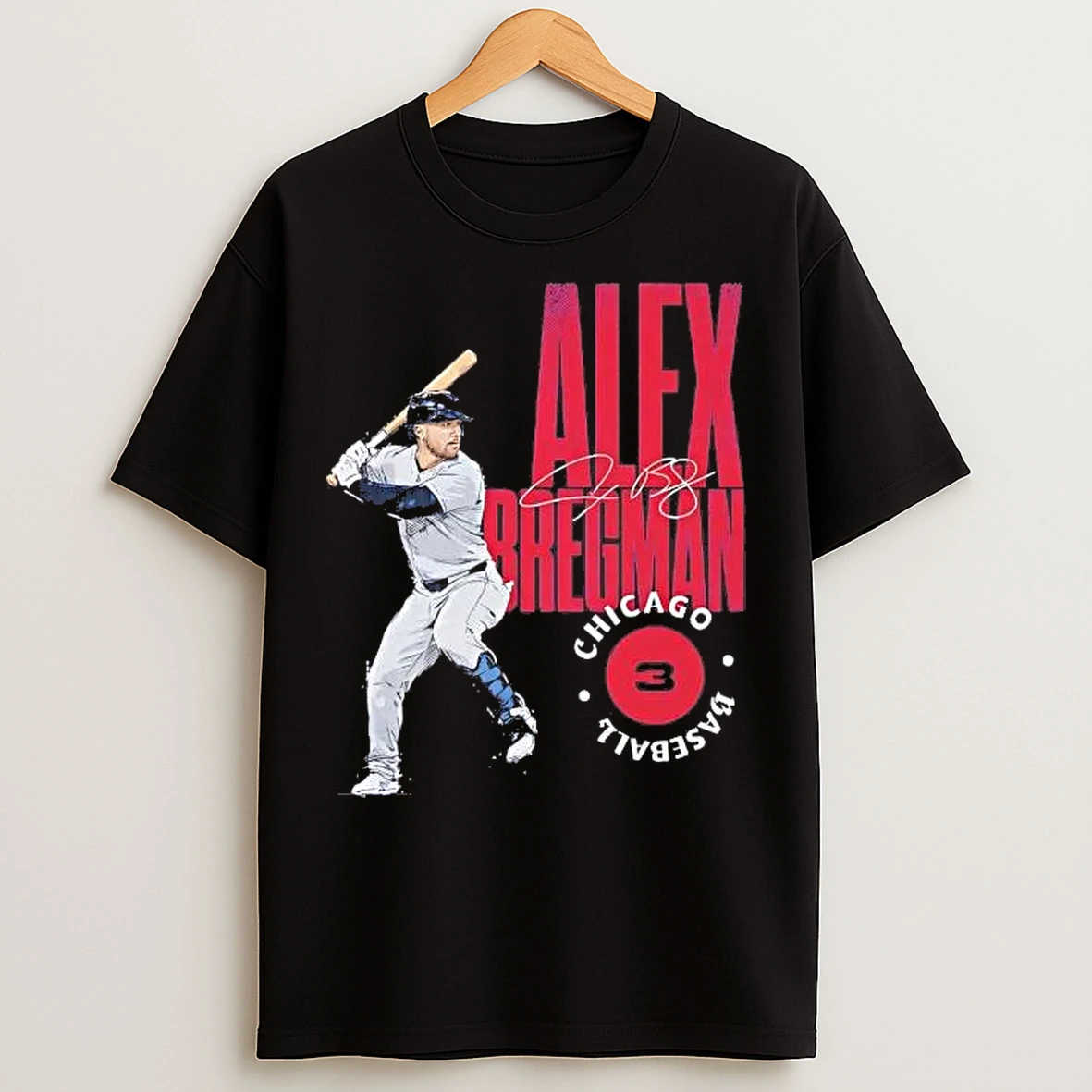 Classic Alex Bregman Batting Stamp Chicago Cubs Signature T Shirts