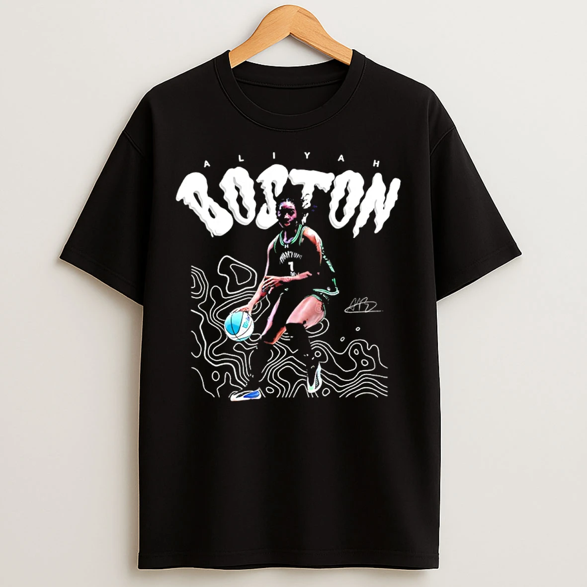 Classic Aliyah Boston Unrivaled Basketball Signature T Shirts