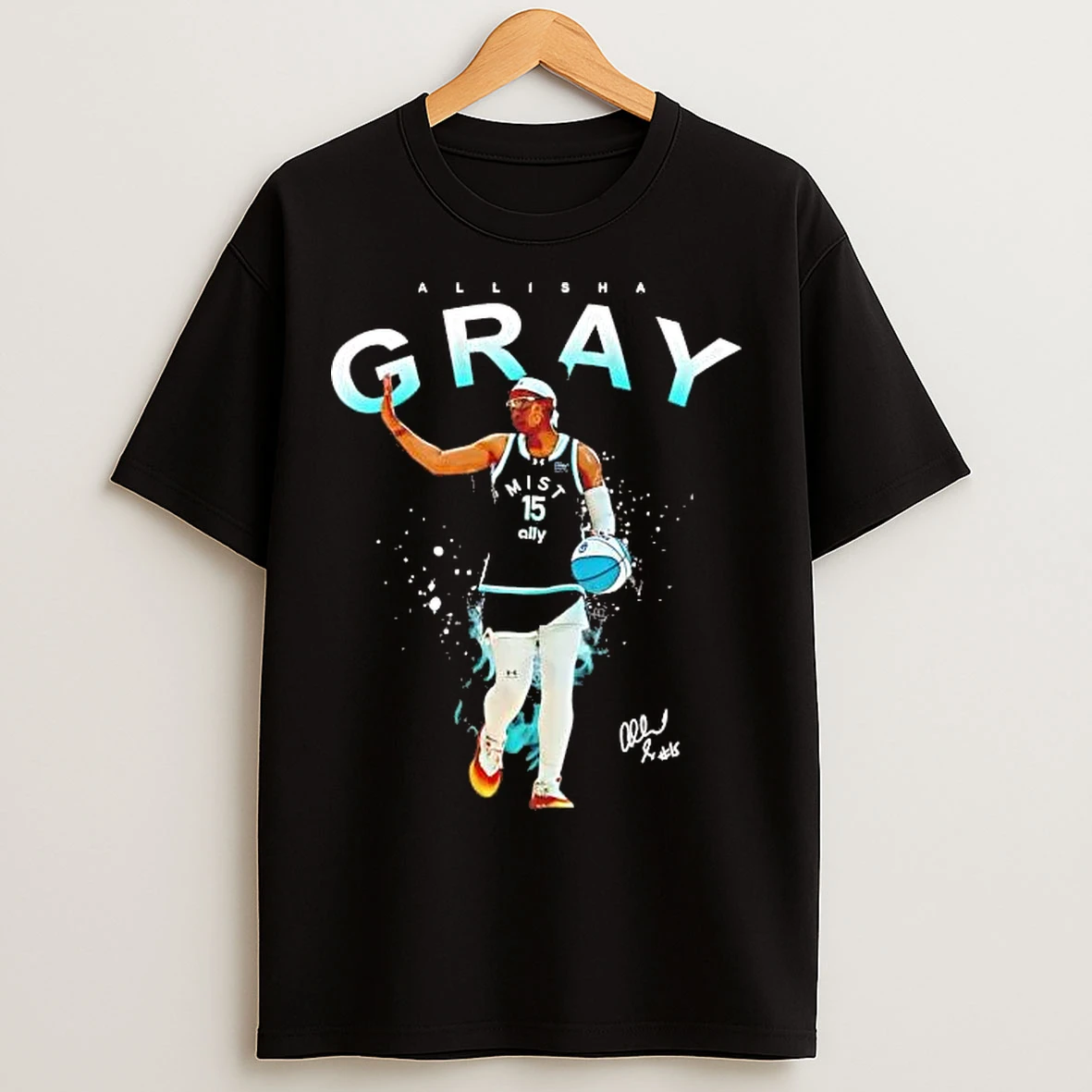 Classic Allisha Gray Unrivaled Basketball Signature T Shirts