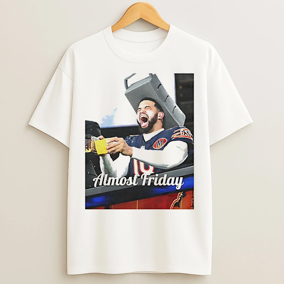 Classic Almost Friday Cheese Grater Chicago Bears Caleb Williams T Shirts