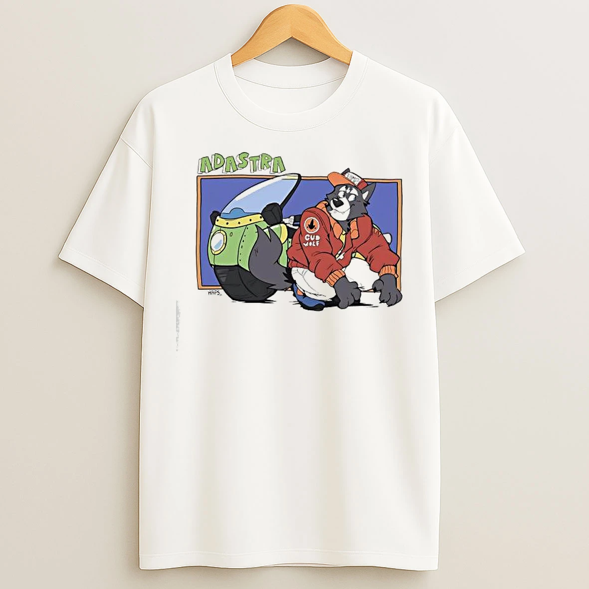 Classic Amicus Character Adastra Gud Wolf T Shirts