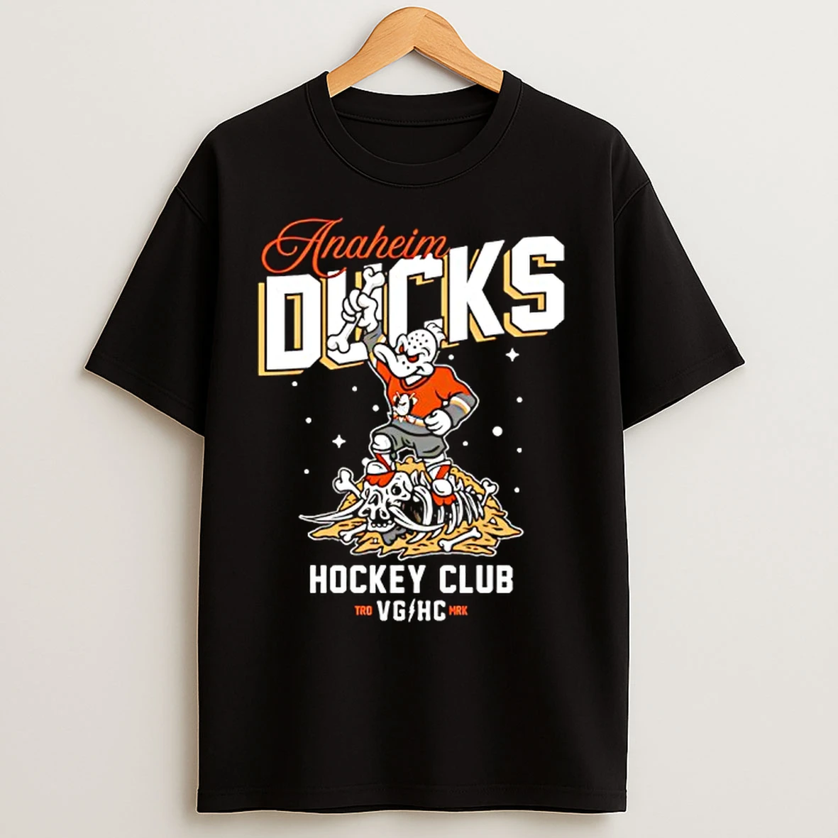 Classic Anaheim Ducks Hockey Club T Shirts