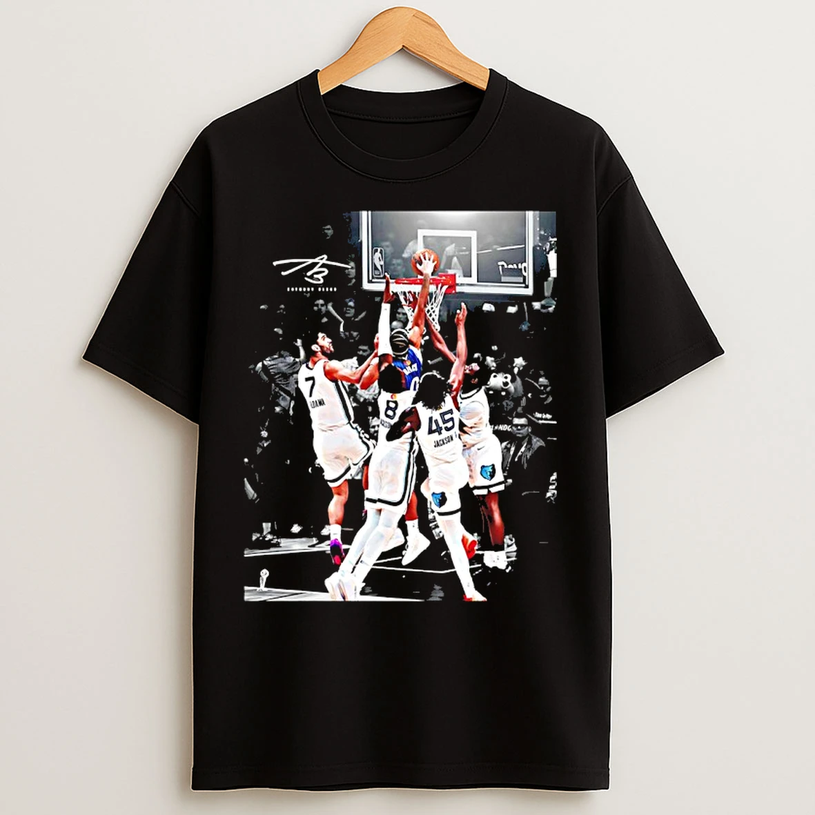 Classic Anthony Black Vs Grizzlies Team Dunk Of The Year Signature T Shirts