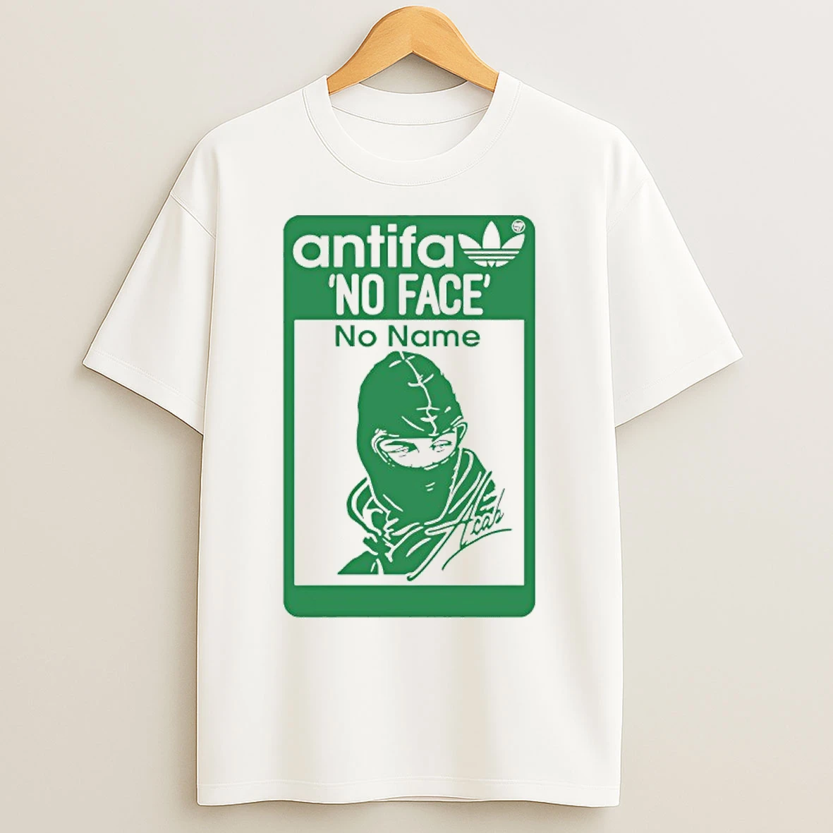 Classic Antifa No Face No Name Signature T Shirts