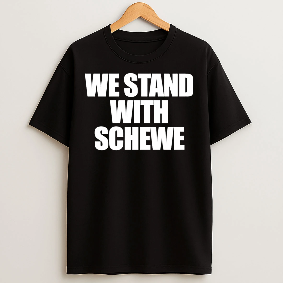 Classic Antigo Basketball We Stand With Schewe T Shirts