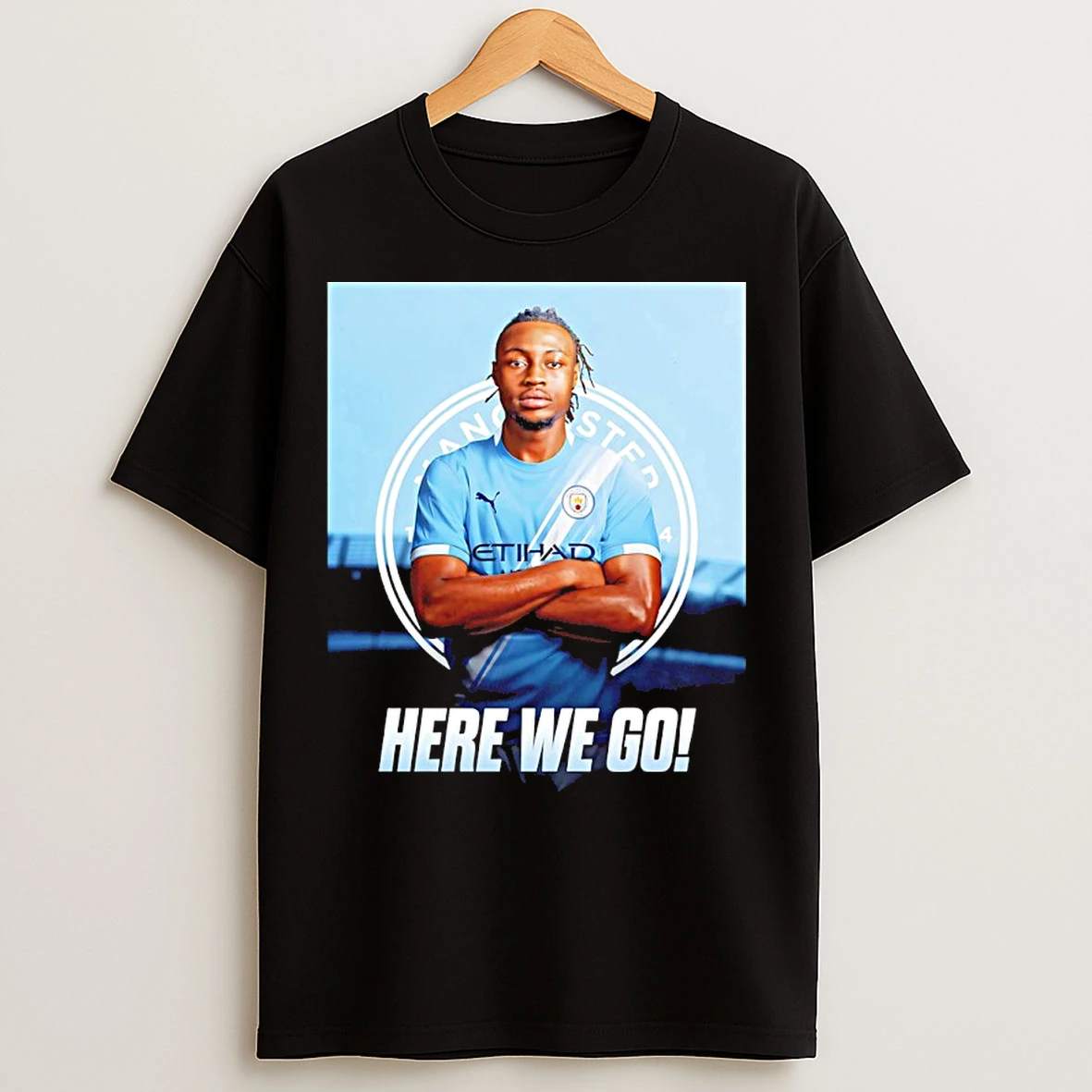 Classic Antoine Semenyo To Manchester City Here We Go T Shirts