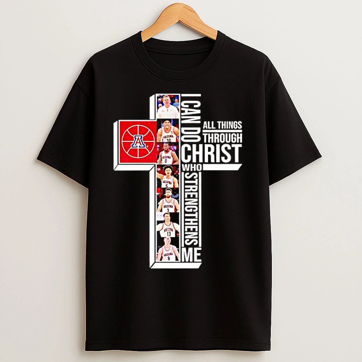 Classic Arizona Wildcats I Can Do All Things Through Christ Who Strengthens Me T Shirts