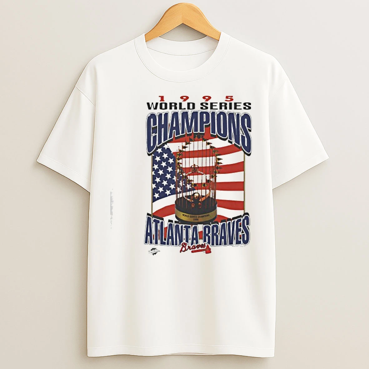 Classic Atlanta Braves 1996 World Series Champions Cup T Shirts