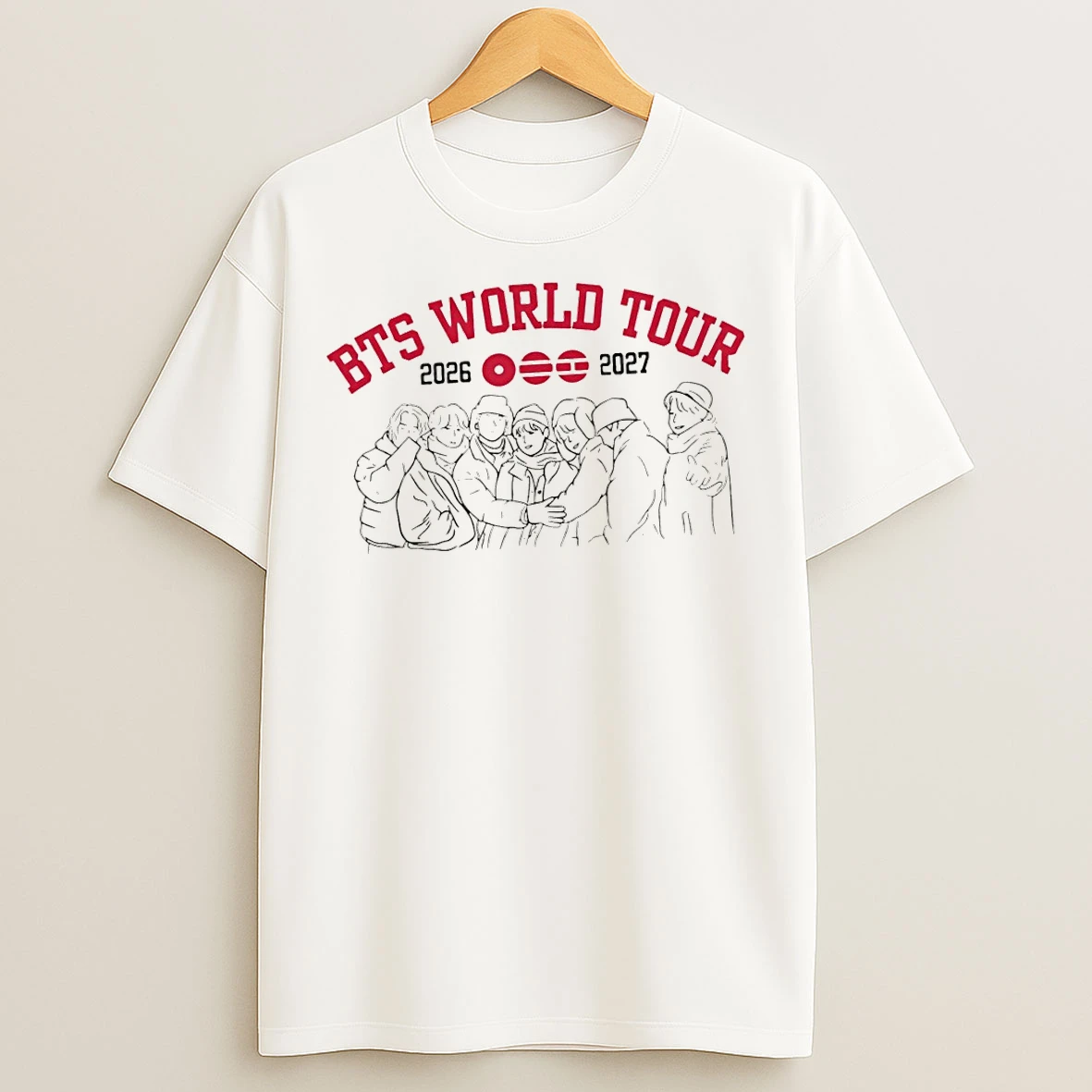 Classic Bts World Tour Design Inspired T Shirts
