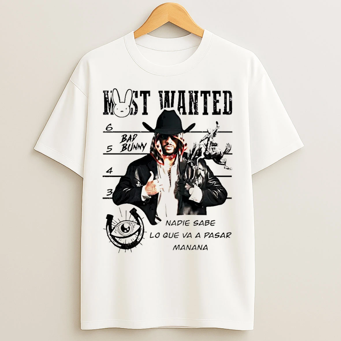 Classic Bad Bunny Most Wanted Nadie Sabe Lo Que Va A Pasar Manana T Shirts