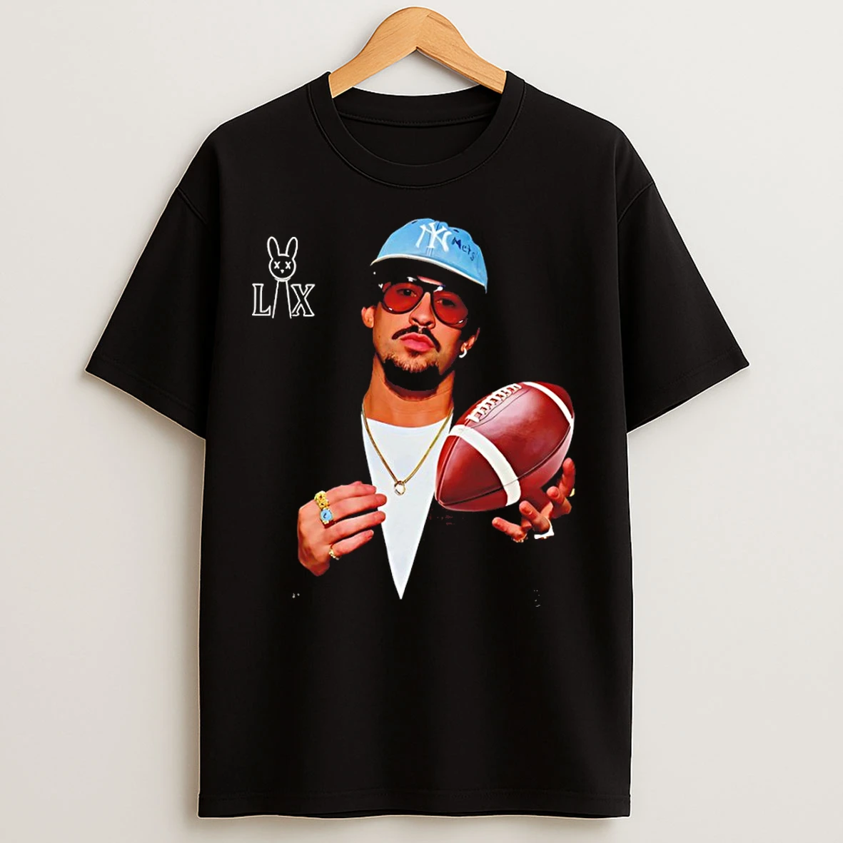 Classic Bad Bunny Super Bowl Halftime Show Lix Football T Shirts
