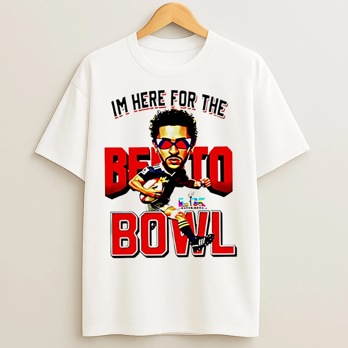 Classic Bad Bunny Super Bowl Im Here For The Benito Bowl T Shirts