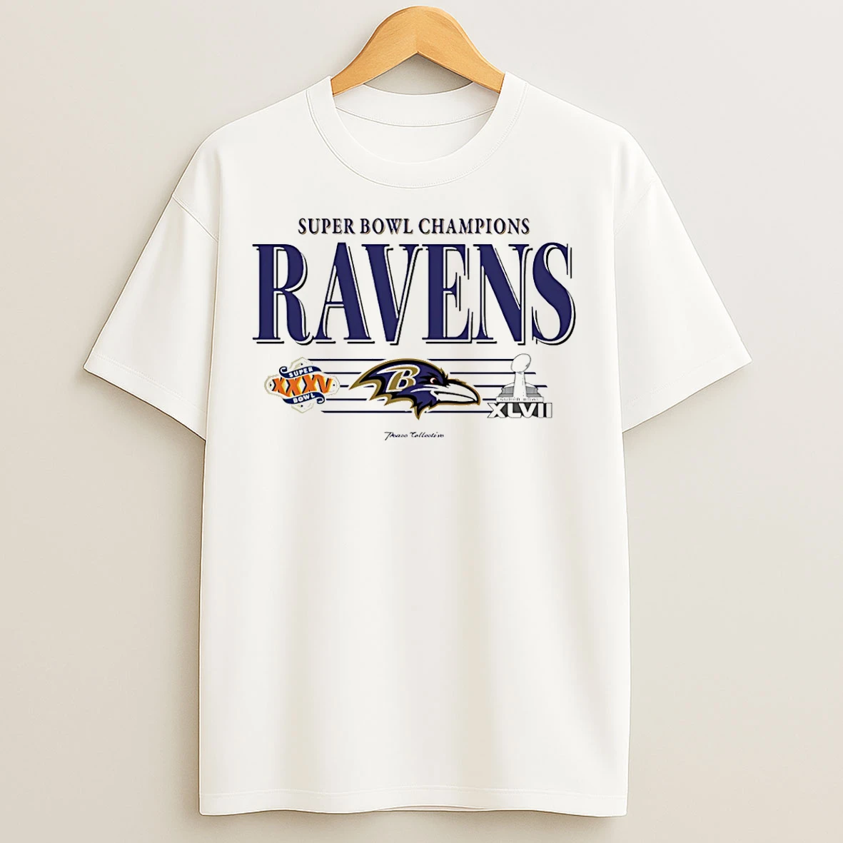 Classic Baltimore Ravens Super Bowl Champions Xlvii Vintage T Shirts