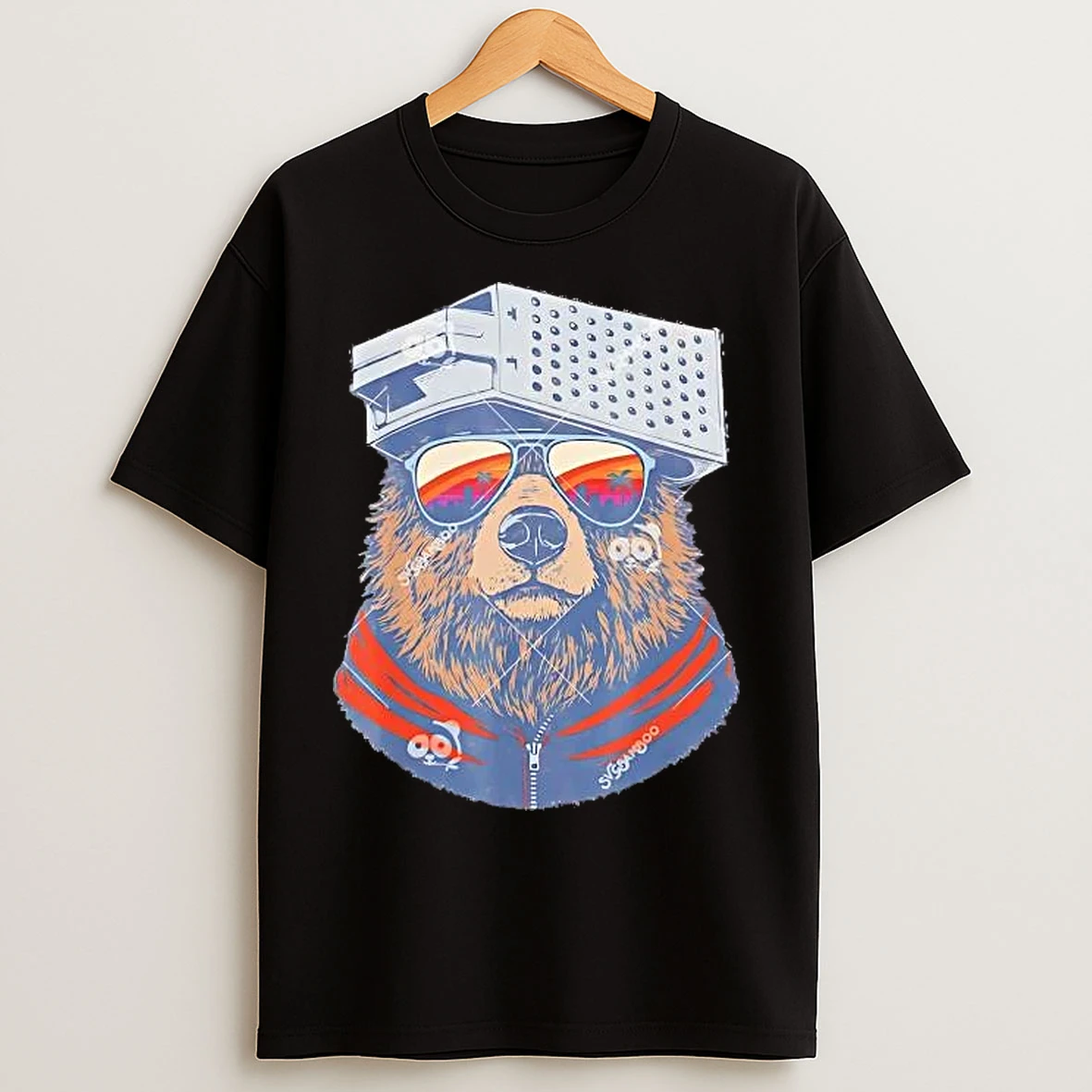 Classic Bear With Cheese Grater Chicago Bears T Shirts