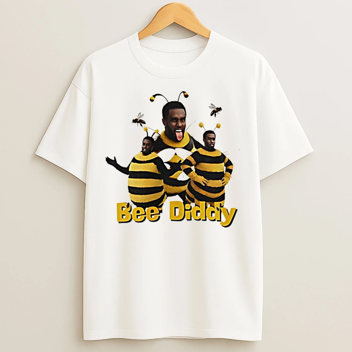 Classic Bee Diddy Graphic Meme T Shirts