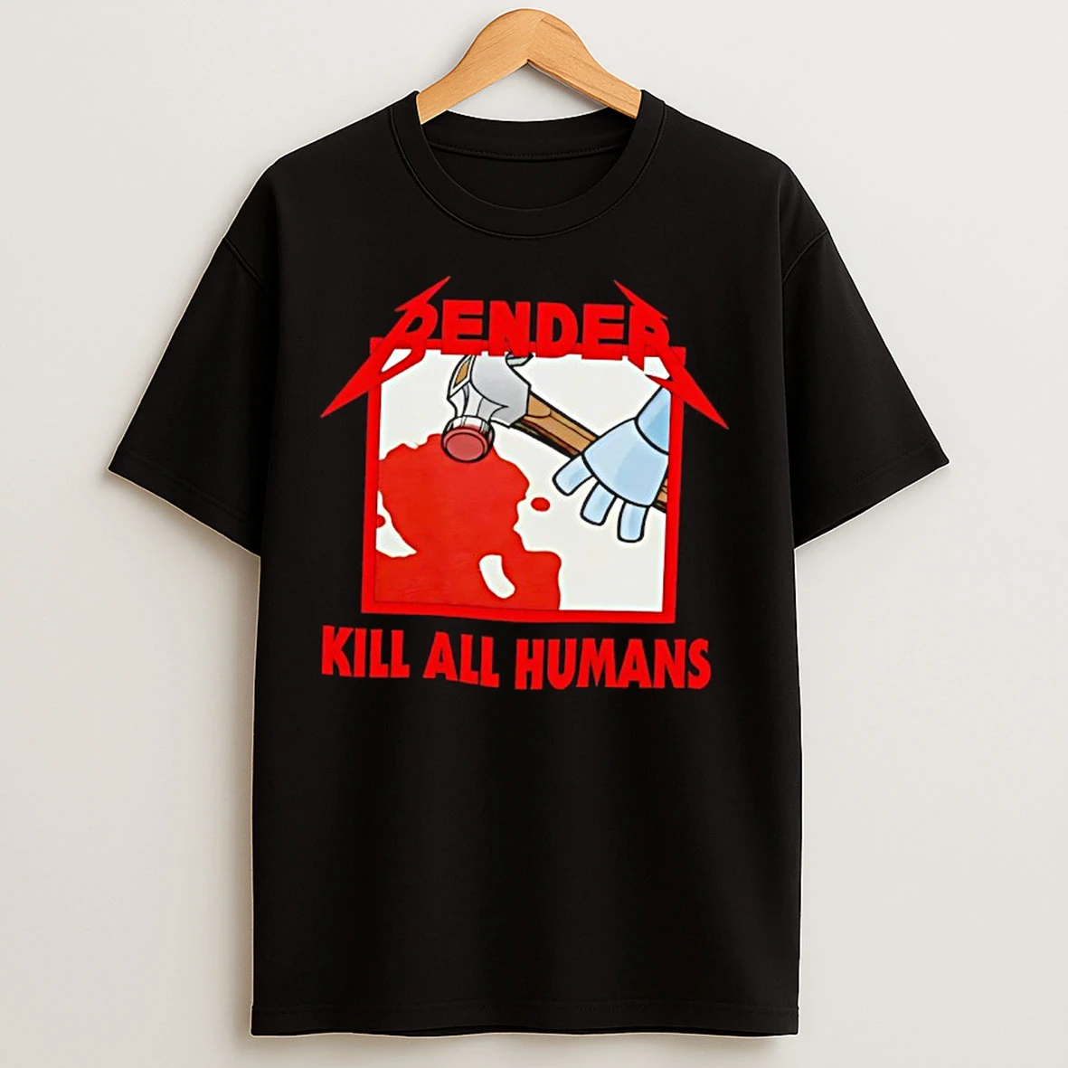 Classic Bender Kill All Humans T Shirts