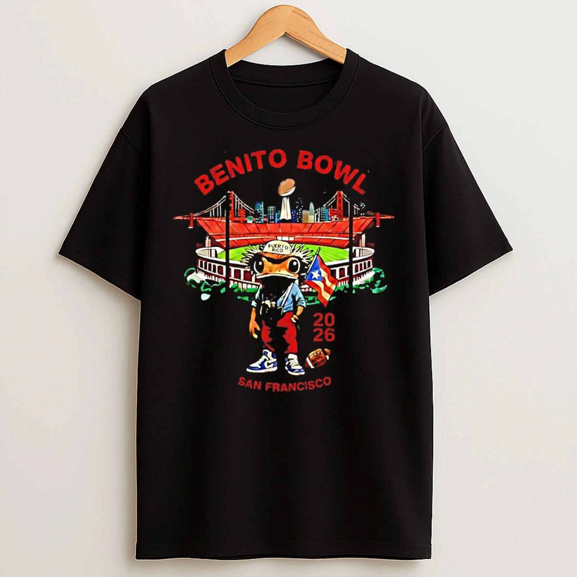 Classic Benito Bowl 2026 San Francisco Frog Vintage T Shirts