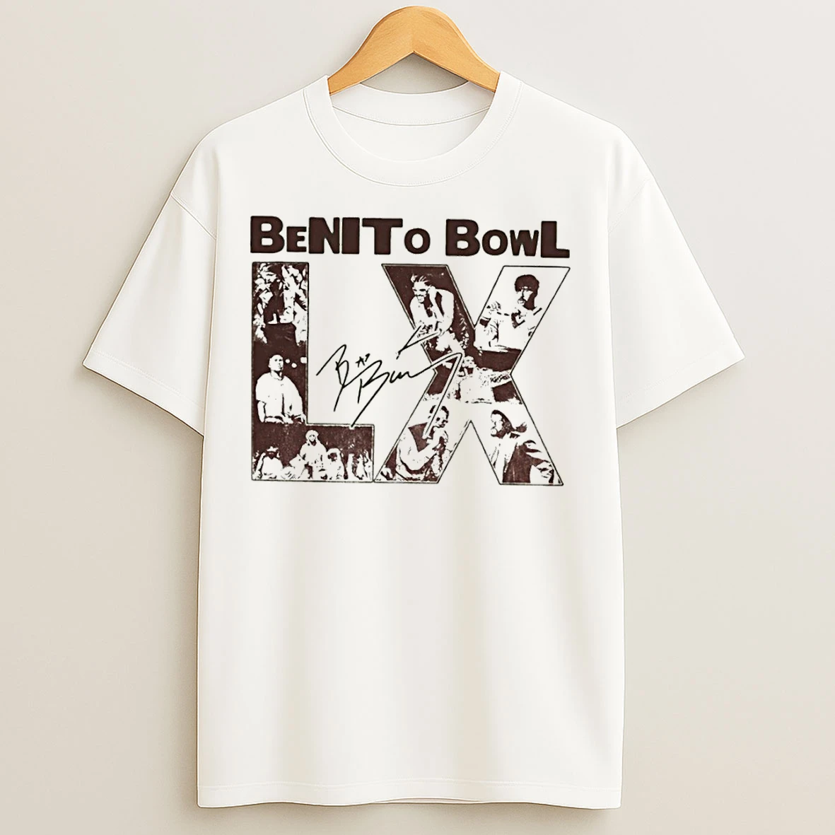 Classic Benito Bowl Bad Bunny 2026 Signature T Shirts